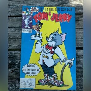 Harvey Classics 1st Issue Tom & Jerry Comic 32 pgs ET Beetlejuice Ads Sept 1991